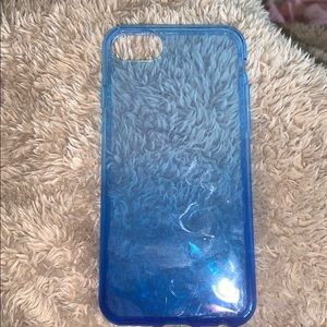 iPhone 7 Blue plastic Case